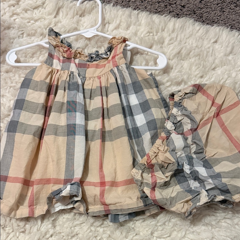 Burberry Checkered Baby Outfit